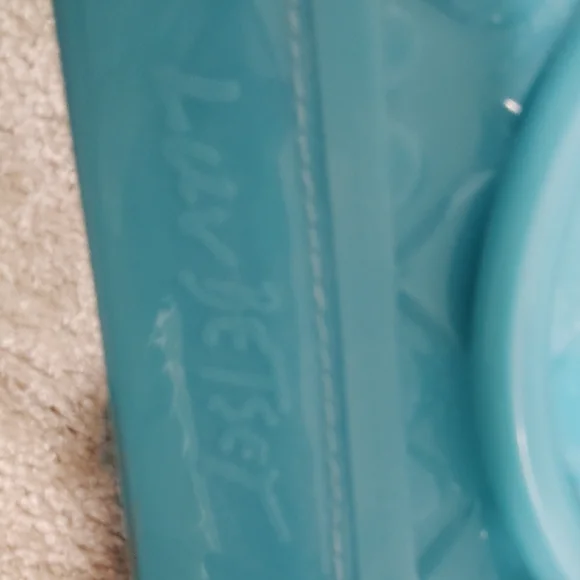 Betsey Johnson Aqua Heart Satchel - Picture 10 of 10